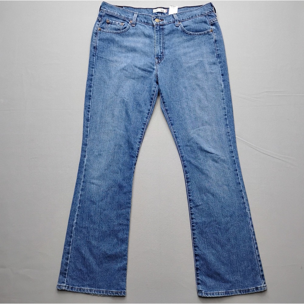 Levis 515 Bootcut Jeans Womens 12 Medium Blue Denim Mid Rise Y2K